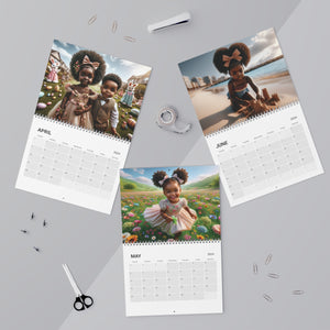 Kids Themed Monthly Calendar 2024