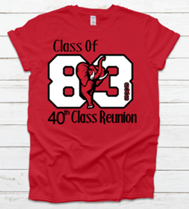 Gainesville High School - Class of 83 shirts