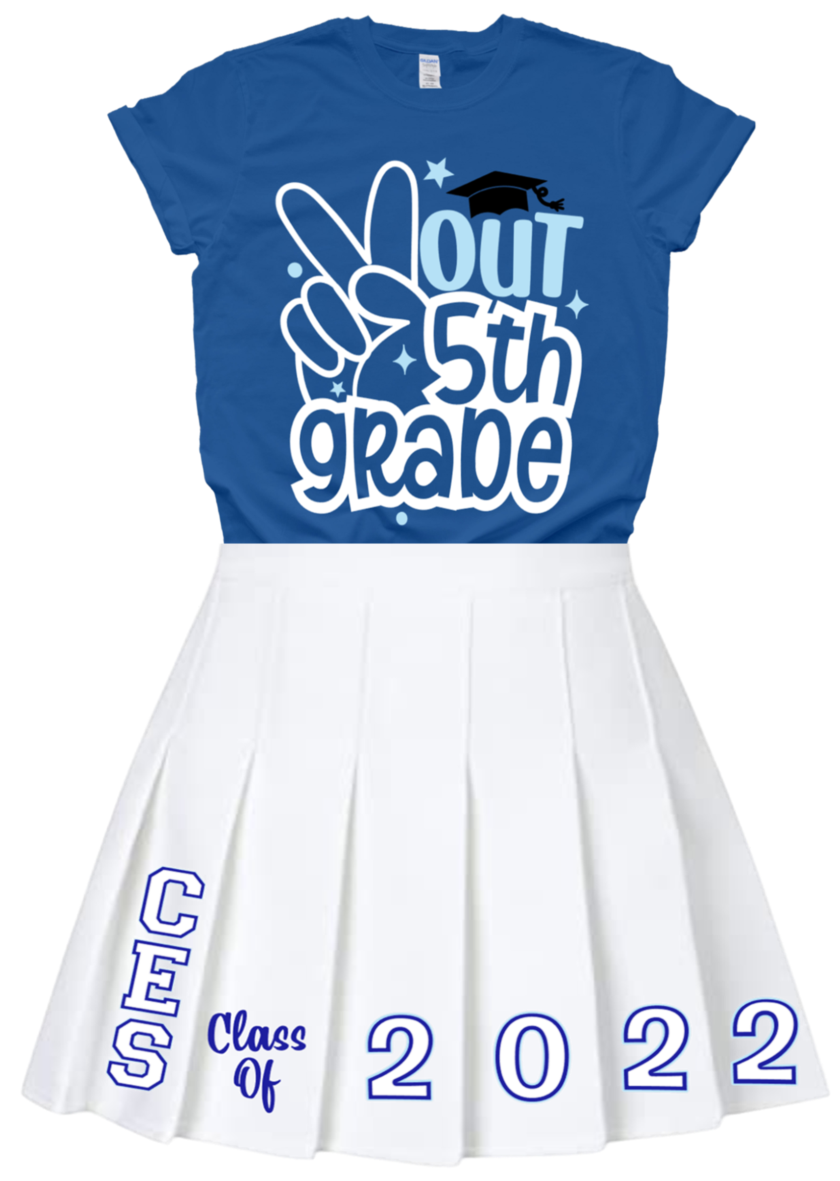 Graduation Skirt set