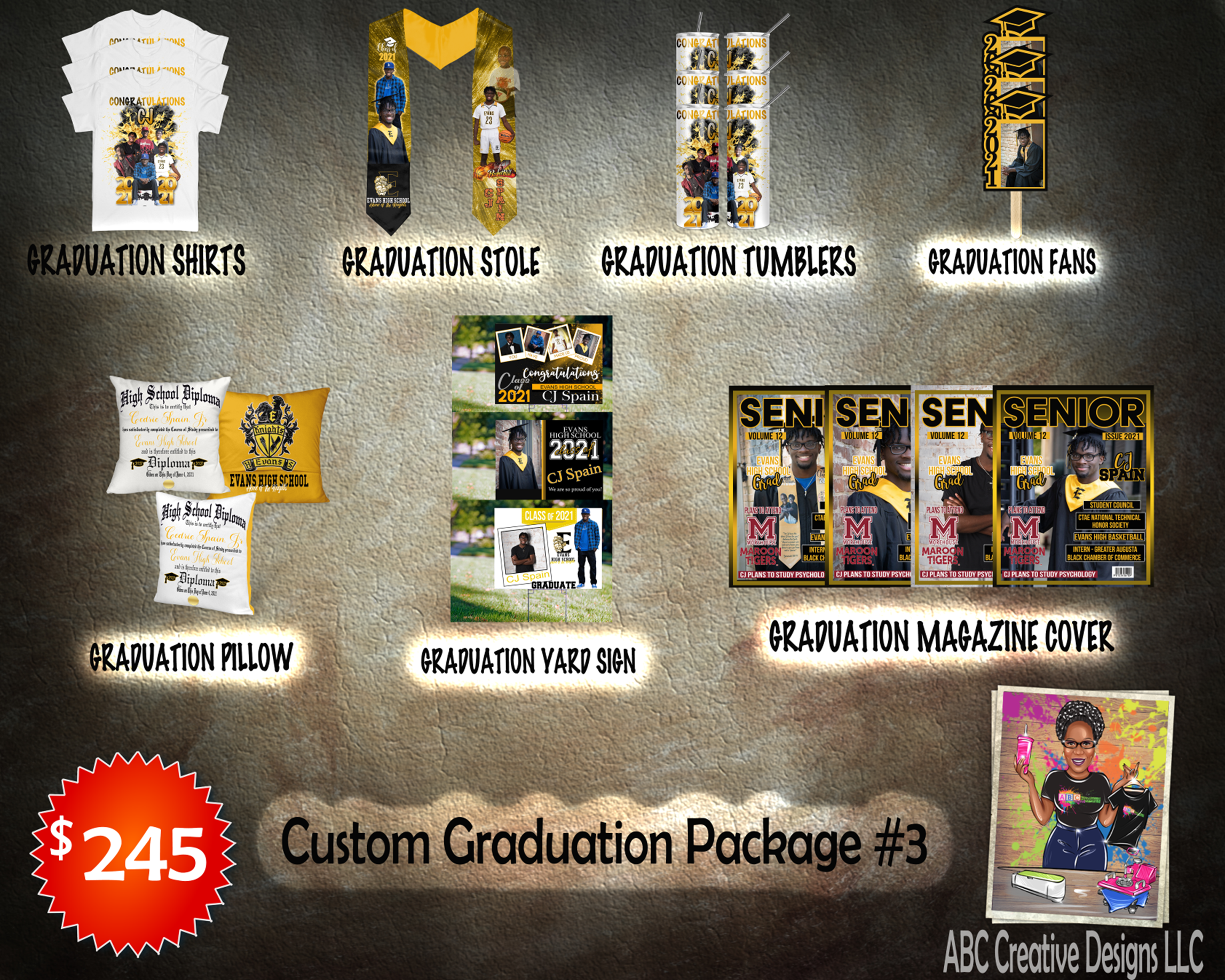 Custom Graduation Package #3