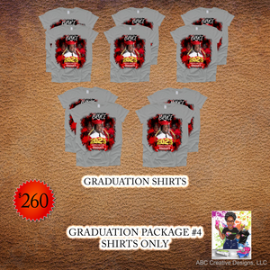 Custom Graduation Package #4 - Shirts ONLY