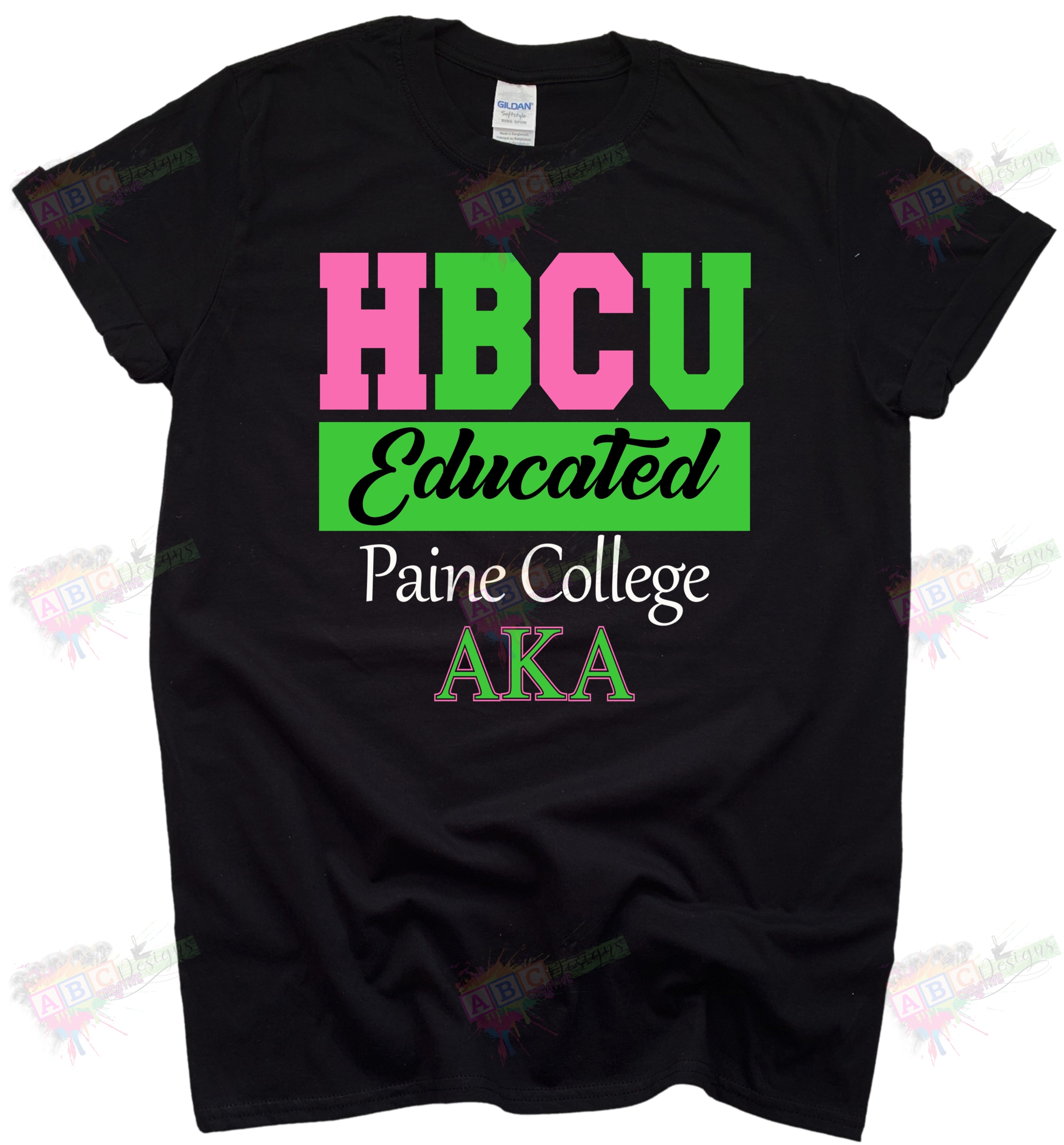 Custom HBCU Educated - Greek tshirts