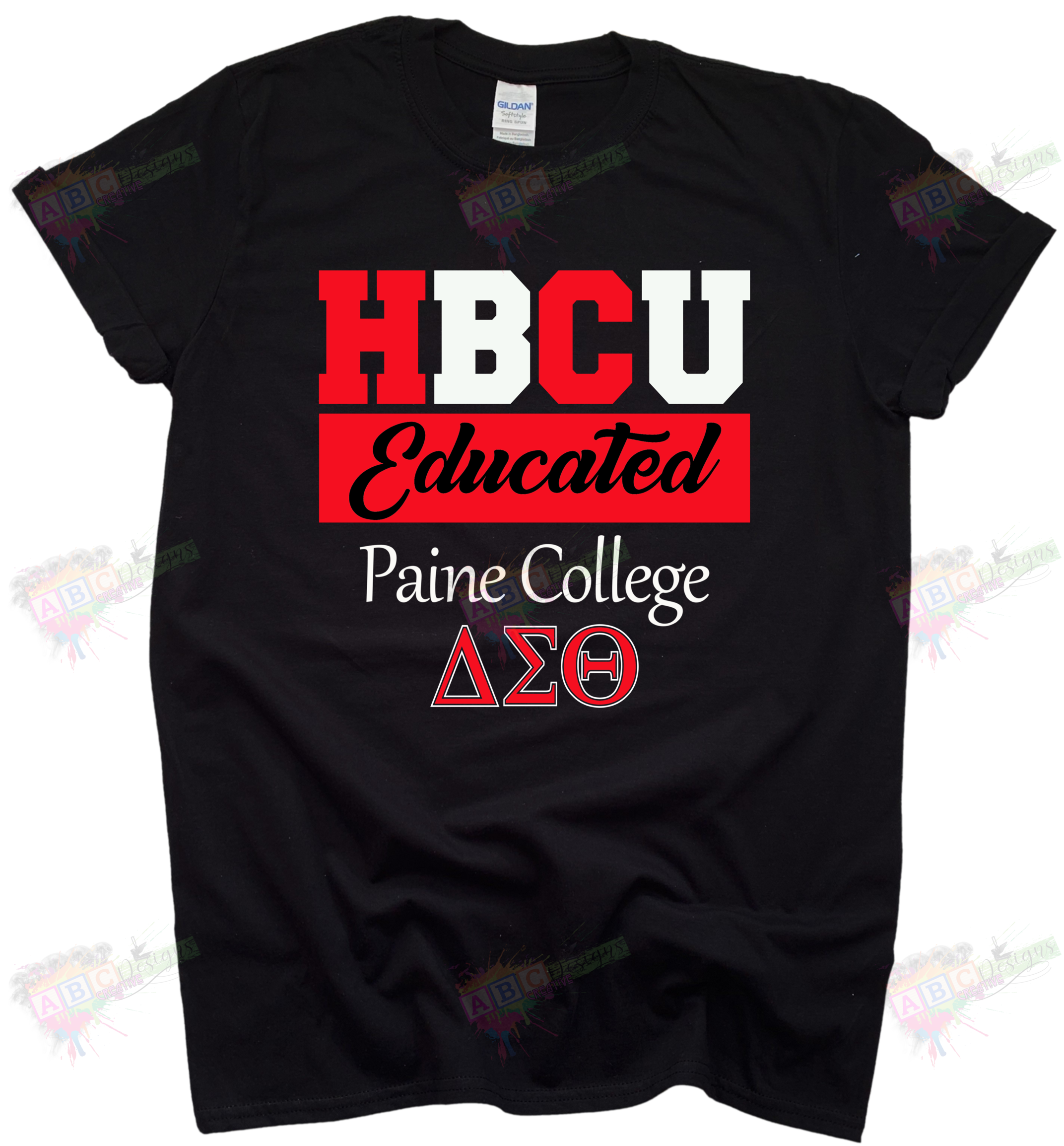 Custom HBCU Educated - Greek tshirts