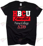 Load image into Gallery viewer, Custom HBCU Educated - Greek tshirts
