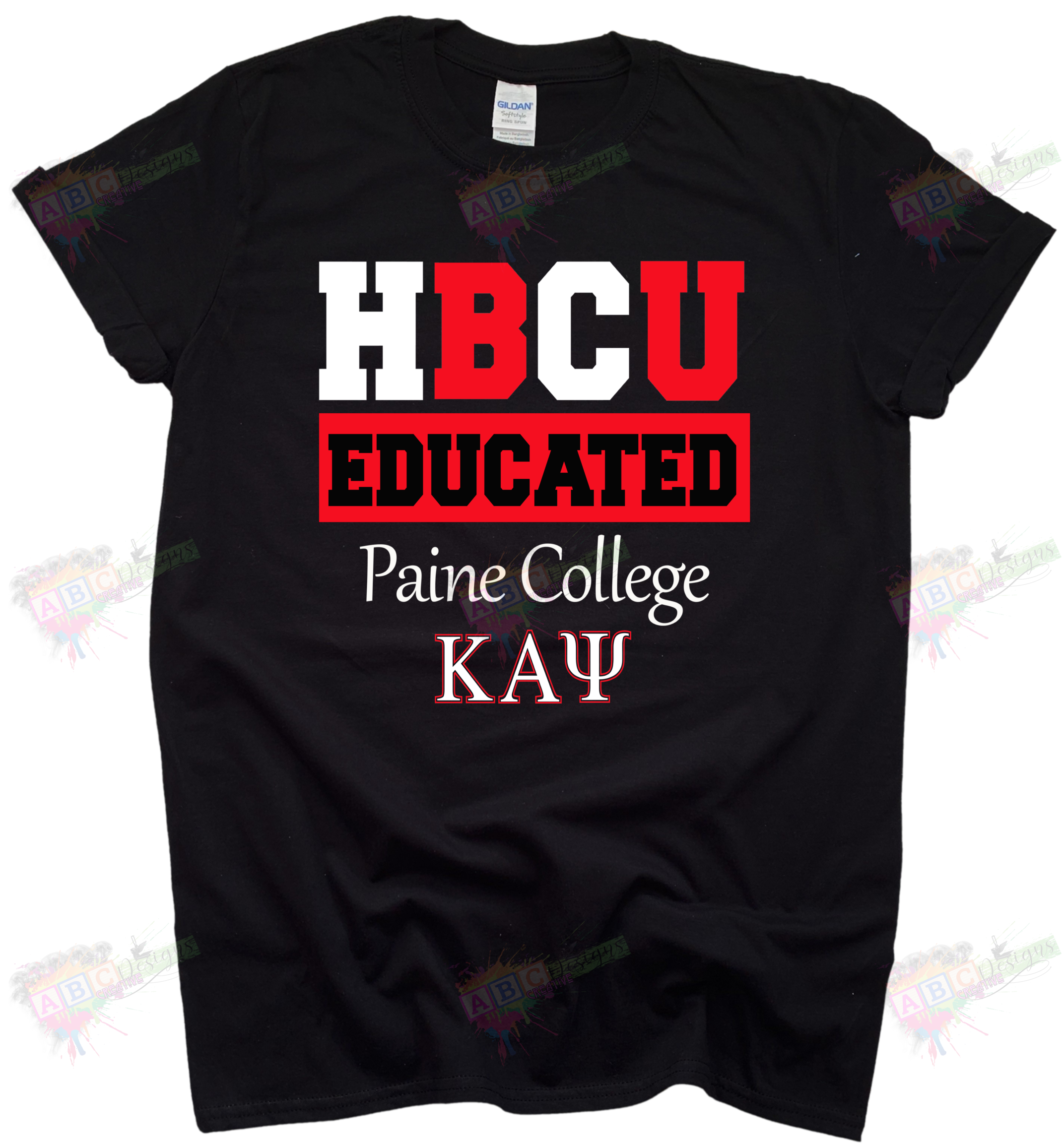 Custom HBCU Educated - Greek tshirts