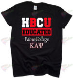 Load image into Gallery viewer, Custom HBCU Educated - Greek tshirts
