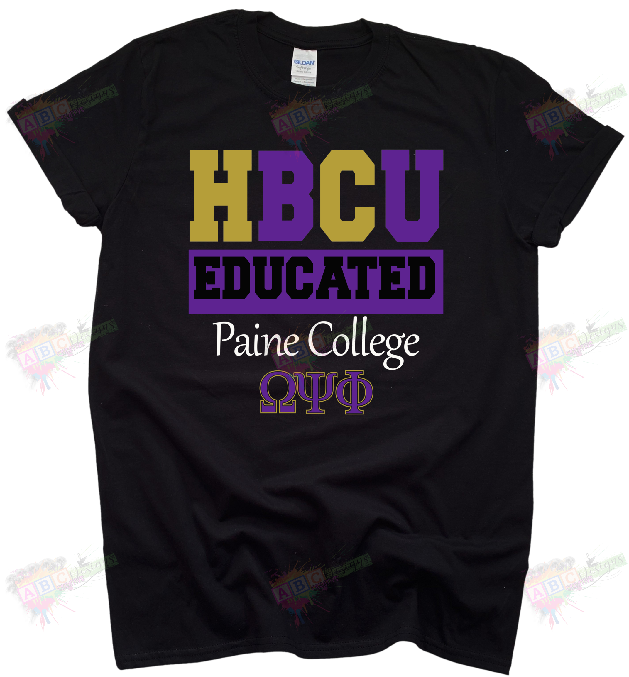 Custom HBCU Educated - Greek tshirts