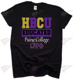 Load image into Gallery viewer, Custom HBCU Educated - Greek tshirts
