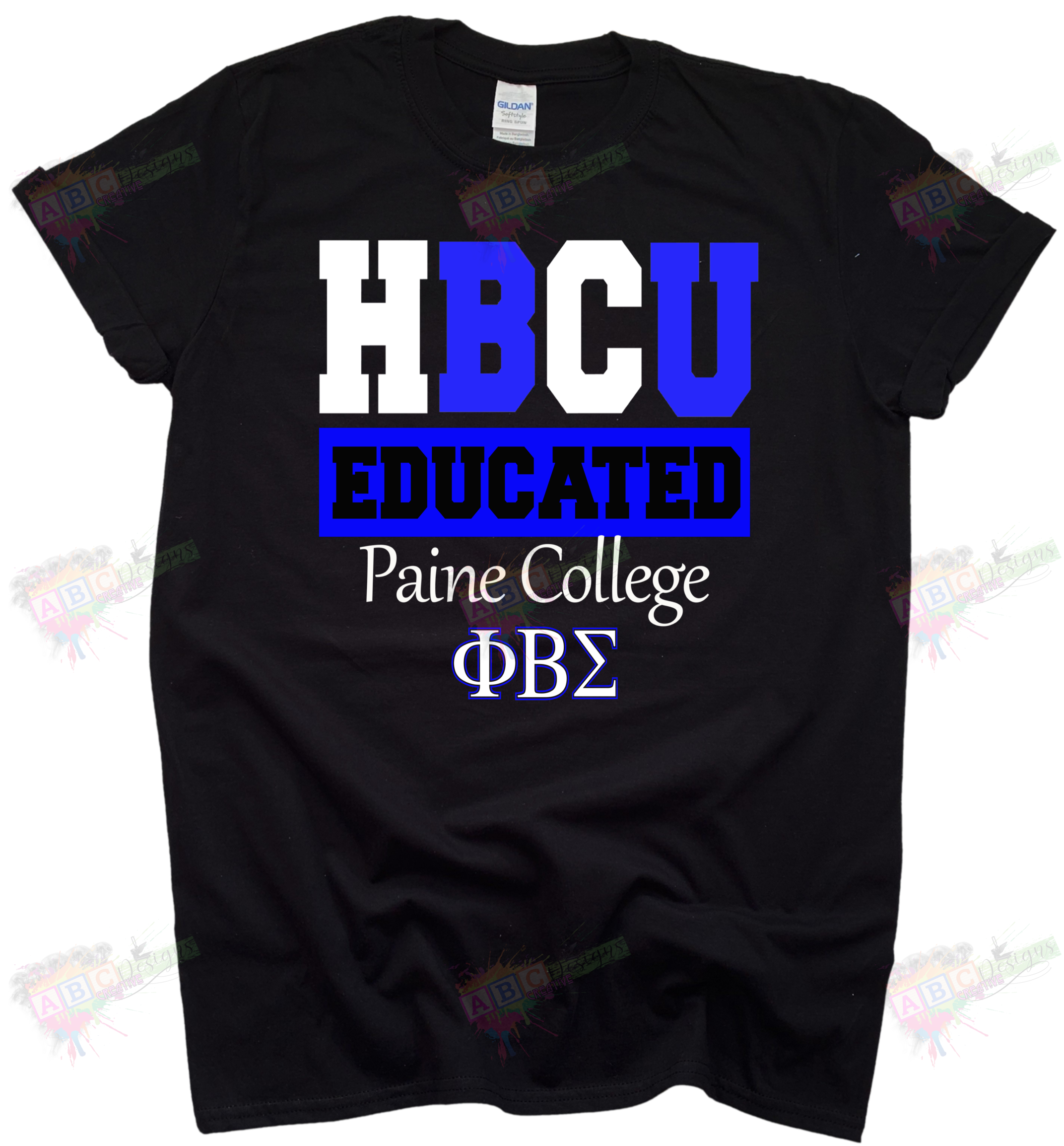 Custom HBCU Educated - Greek tshirts