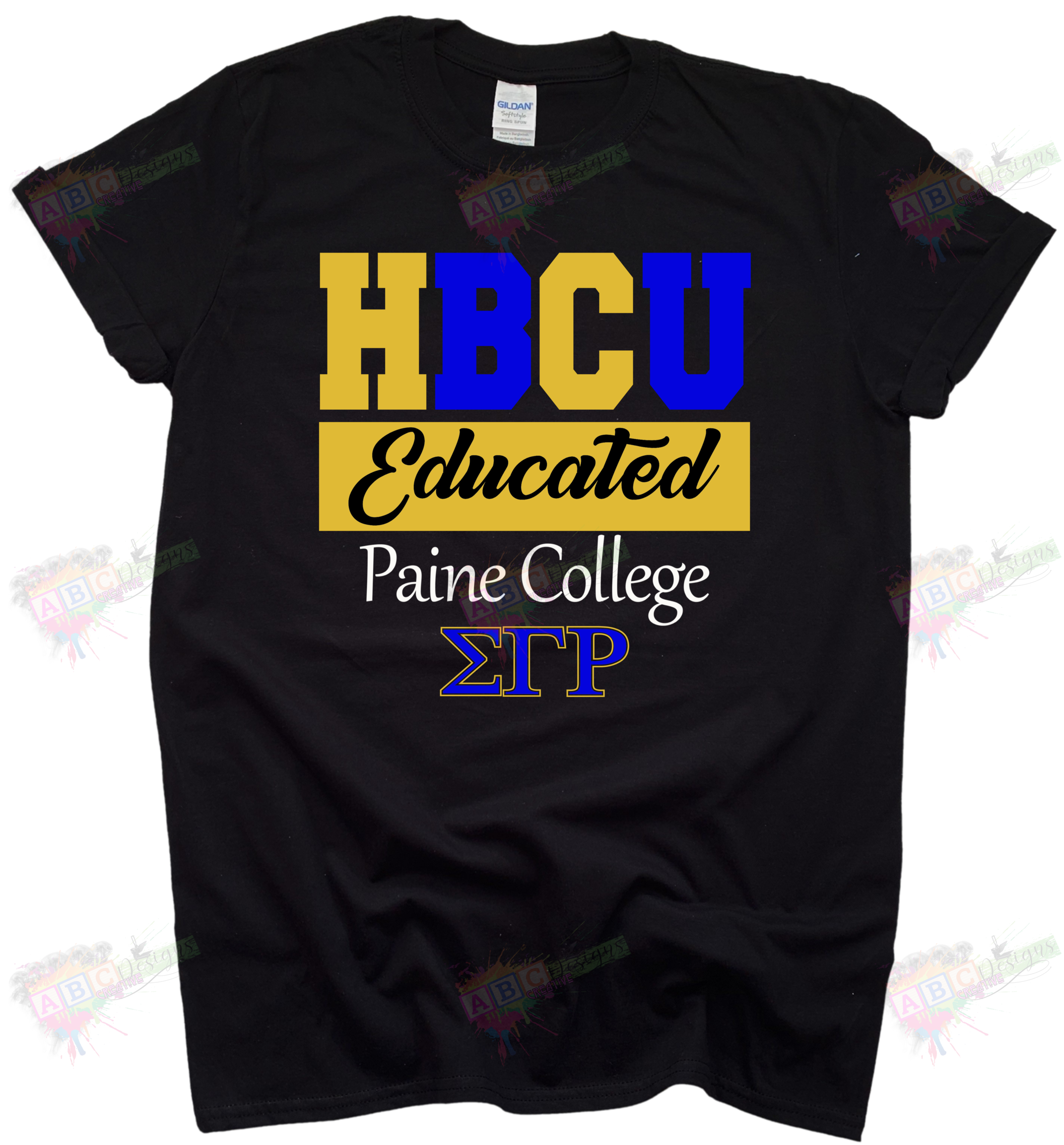 Custom HBCU Educated - Greek tshirts