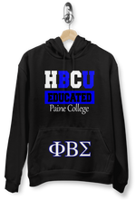 Load image into Gallery viewer, Custom HBCU Educated - Greek hoodies
