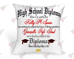 Load image into Gallery viewer, Graduation Diploma Pillow
