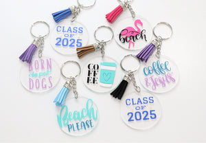 LABEL ONLY - Custom Acrylic Keychain (10 label per pack)